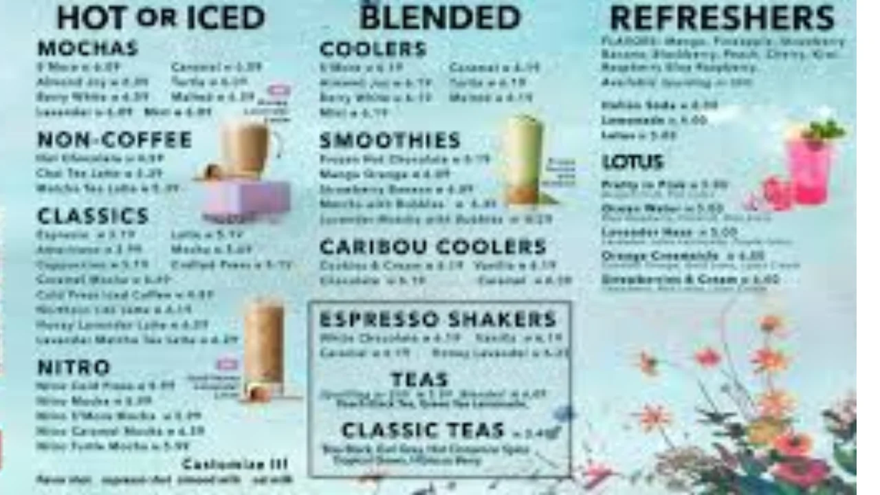 Caribou Coffee Menu