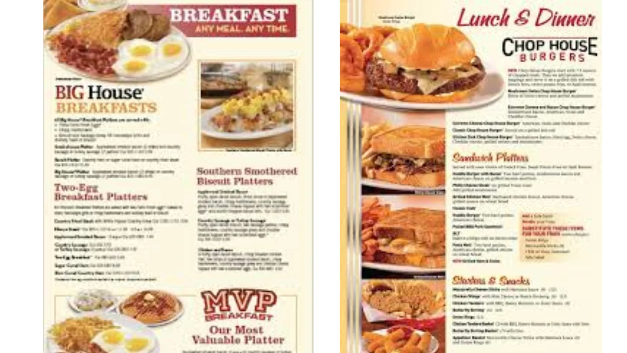 Huddle House Menu
