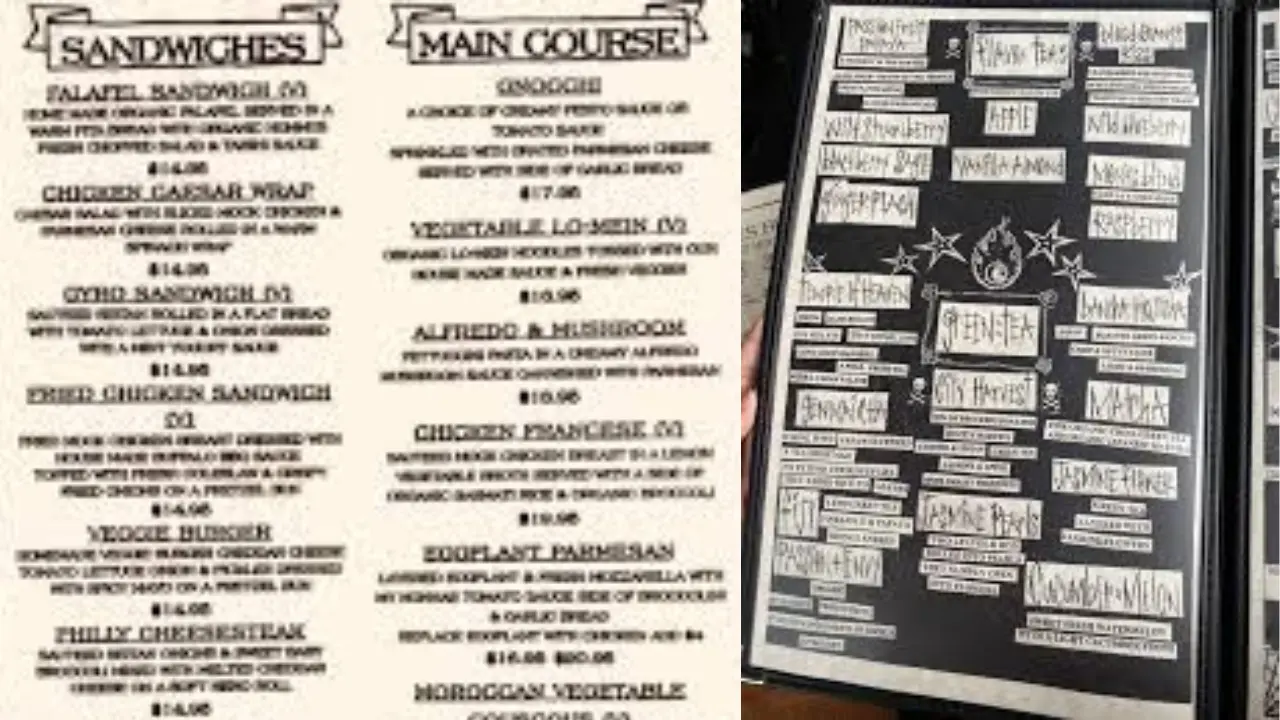 Witches Brew Menu